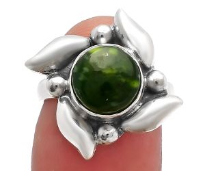 Chrome Chalcedony Ring size-6 SDR229562 R-1125, 9x9 mm