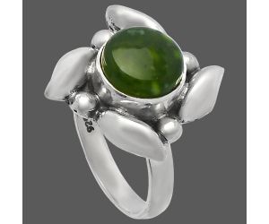 Chrome Chalcedony Ring size-6 SDR229562 R-1125, 9x9 mm