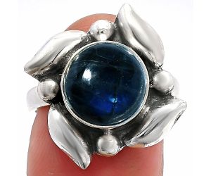 Blue Fire Labradorite Ring size-7 SDR229571 R-1125, 10x10 mm