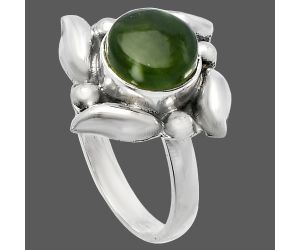 Chrome Chalcedony Ring size-8 SDR229578 R-1125, 9x9 mm