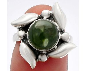 Chrome Chalcedony Ring size-6 SDR229587 R-1125, 9x9 mm
