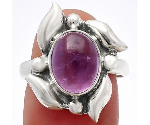 Super 23 Amethyst Mineral From Auralite Ring size-8 SDR229623 R-1125, 9x11 mm