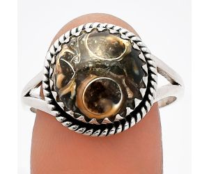 Turtella Jasper Ring size-9.5 SDR230114 R-1474, 12x12 mm