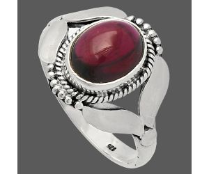 Rhodolite Garnet Ring size-9.5 SDR230152 R-1387, 8x10 mm