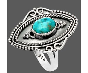 Blue Mohave Turquoise Ring size-7 SDR230194 R-1557, 6x8 mm