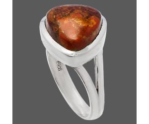 Rare Cady Mountain Agate Ring size-7 SDR230375 R-1005, 11x11 mm