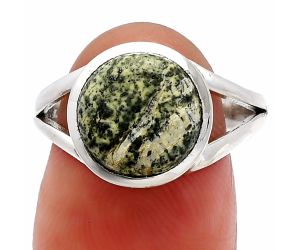 Natural Chrysotile Ring size-8 SDR230389 R-1005, 10x10 mm