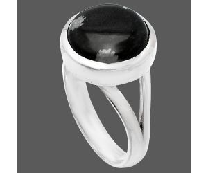 Snow Flake Obsidian Ring size-7 SDR230393 R-1005, 11x11 mm