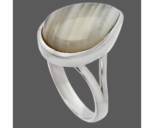 Banded Onyx Ring size-9.5 SDR230413 R-1005, 11x17 mm