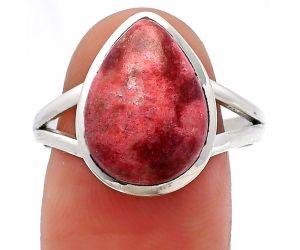 Pink Thulite Ring size-9.5 SDR230461 R-1005, 11x15 mm