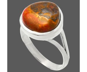Rare Cady Mountain Agate Ring size-9.5 SDR230522 R-1005, 14x14 mm