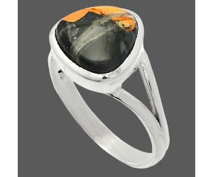 Maligano Jasper Ring size-10 SDR230531 R-1005, 11x11 mm