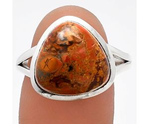 Rare Cady Mountain Agate Ring size-9.5 SDR230615 R-1005, 13x13 mm