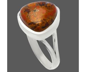 Rare Cady Mountain Agate Ring size-9.5 SDR230615 R-1005, 13x13 mm
