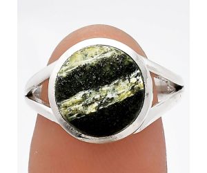 Natural Chrysotile Ring size-8 SDR230619 R-1005, 11x11 mm