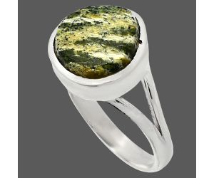Natural Chrysotile Ring size-9 SDR230664 R-1005, 12x12 mm