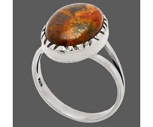 Rare Cady Mountain Agate Ring size-9 SDR230717 R-1074, 12x16 mm