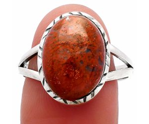 Rare Cady Mountain Agate Ring size-9 SDR230720 R-1074, 11x15 mm