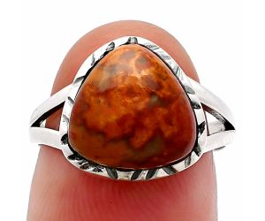 Rare Cady Mountain Agate Ring size-6.5 SDR230747 R-1074, 11x11 mm