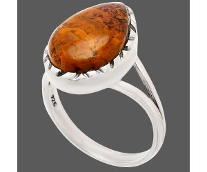 Rare Cady Mountain Agate Ring size-9.5 SDR230753 R-1074, 11x17 mm