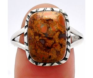 Rare Cady Mountain Agate Ring size-9.5 SDR230757 R-1074, 11x15 mm