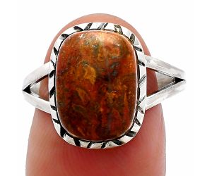 Rare Cady Mountain Agate Ring size-9 SDR230768 R-1074, 10x14 mm