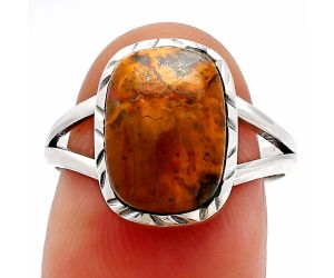 Rare Cady Mountain Agate Ring size-8 SDR230775 R-1074, 9x14 mm