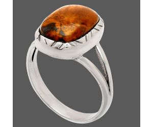 Rare Cady Mountain Agate Ring size-8 SDR230775 R-1074, 9x14 mm
