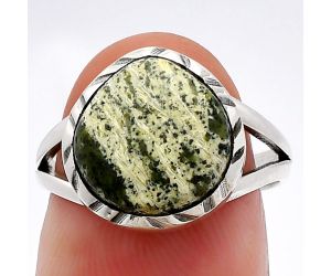 Natural Chrysotile Ring size-7 SDR230783 R-1074, 11x11 mm