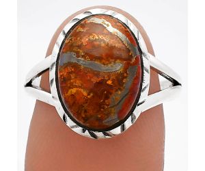 Rare Cady Mountain Agate Ring size-8 SDR230851 R-1074, 11x15 mm