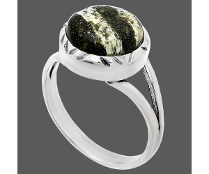 Natural Chrysotile Ring size-8 SDR230925 R-1074, 11x11 mm