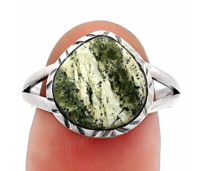 Natural Chrysotile Ring size-9 SDR230994 R-1074, 12x12 mm