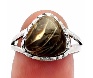 Stick Agate Ring size-8 SDR230995 R-1074, 11x11 mm