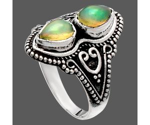 Ethiopian Opal Ring size-8 SDR231189 R-1347, 7x5 mm
