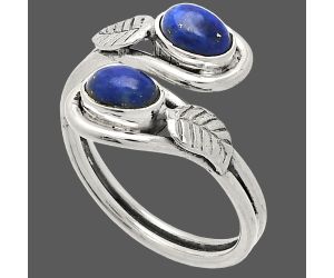 Adjustable - Lapis Lazuli Ring size-7 SDR231297 R-1483, 6x4 mm