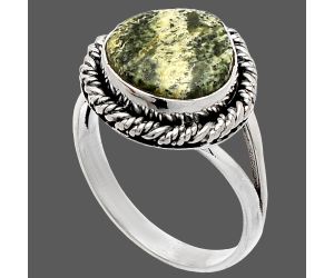 Natural Chrysotile Ring size-9 SDR231442 R-1014, 12x12 mm