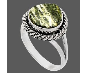 Natural Chrysotile Ring size-9 SDR231468 R-1014, 12x12 mm
