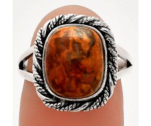 Rare Cady Mountain Agate Ring size-7 SDR231483 R-1014, 9x11 mm