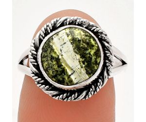 Natural Chrysotile Ring size-8 SDR231515 R-1014, 10x10 mm