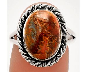 Rare Cady Mountain Agate Ring size-8 SDR231530 R-1014, 10x14 mm