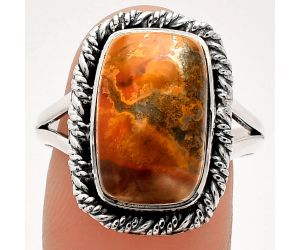 Rare Cady Mountain Agate Ring size-9.5 SDR231542 R-1014, 10x16 mm