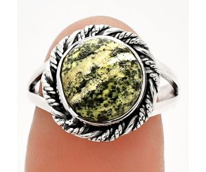 Natural Chrysotile Ring size-7 SDR231568 R-1014, 10x10 mm