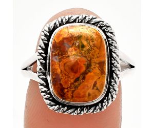 Rare Cady Mountain Agate Ring size-9 SDR231583 R-1014, 10x14 mm