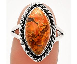 Rare Cady Mountain Agate Ring size-8 SDR231618 R-1014, 9x17 mm