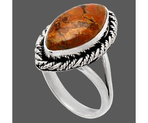 Rare Cady Mountain Agate Ring size-8 SDR231618 R-1014, 9x17 mm