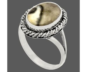 Mexican Cabbing Fossil Ring size-9.5 SDR231695 R-1014, 10x14 mm