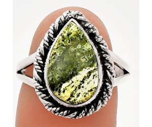 Natural Chrysotile Ring size-8 SDR231740 R-1014, 9x14 mm