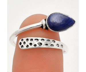 Adjustable - Lapis Lazuli Ring size-8 SDR231799 R-1496, 6x9 mm