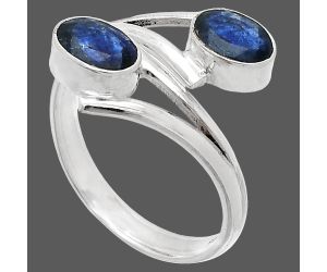 Adjustable - Blue Kyanite Ring size-9.5 SDR232110 R-1144, 7x5 mm