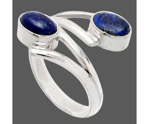 Lapis Lazuli Ring size-6 SDR232138 R-1144, 7x5 mm